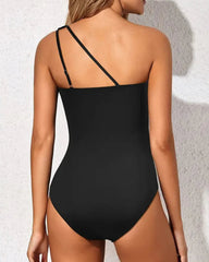 Ocevara Ocevara - One Shoulder One Piece Swimsuit for Women Tummy Control Bathing Suits - image 5