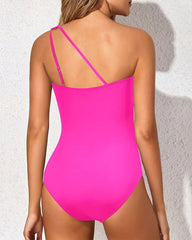 Ocevara Ocevara - One Shoulder One Piece Swimsuit for Women Tummy Control Bathing Suits - image 12