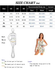 Ocevara Ocevara - Tummy Control V Neck Twist Knot Tropical Skirted Swimdress - image 23
