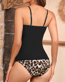 Ocevara - Women's Bandeau Bikini Swimsuits 2 Piece Strapless Tummy Control Bathing Suit