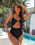 Ocevara - Womens One Piece Swimsuits Cut Out Bathing Suit