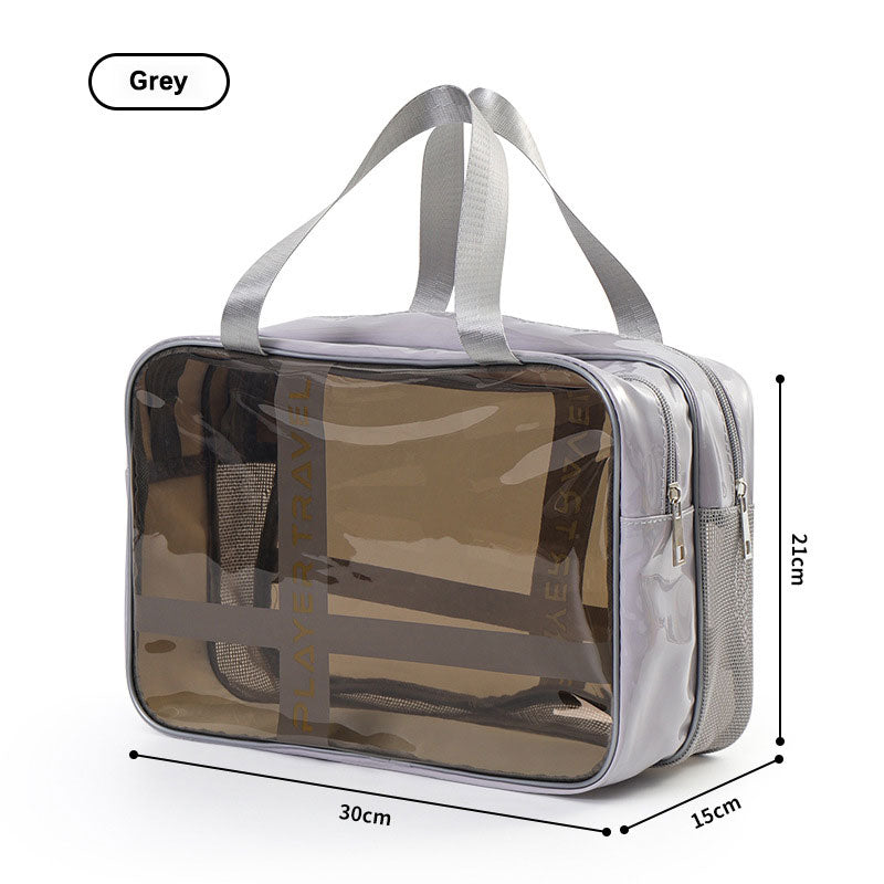 New portable waterproof large-capacity wet and dry separation toiletry, makeup storage and swimming bag