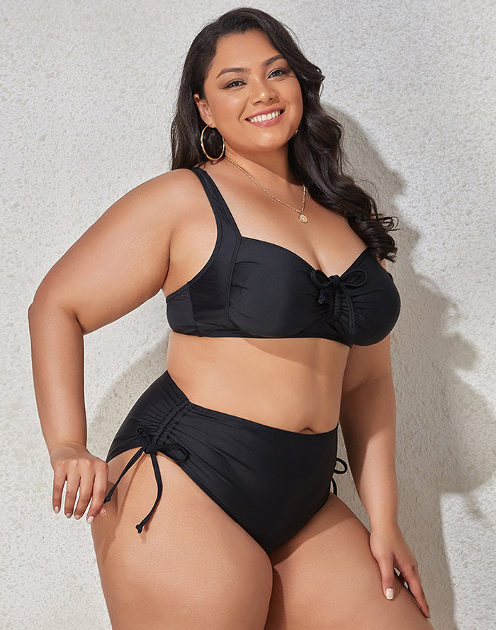 Ocevara Colorful Print Plus Size Bikini - image 6