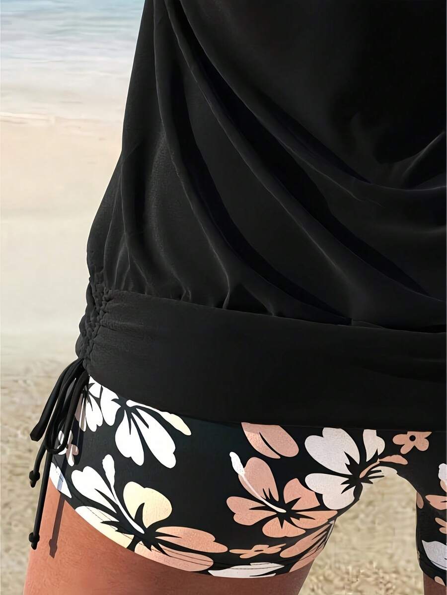 Printed Two-Piece Swimwear Set