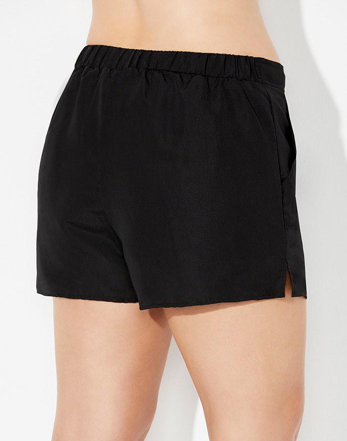 Black Cargo Swim Short Secondary image