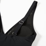 Ocevara - Women Sexy Mesh Tummy Control Swimsuit Push Up High Waisted Bathing Suit