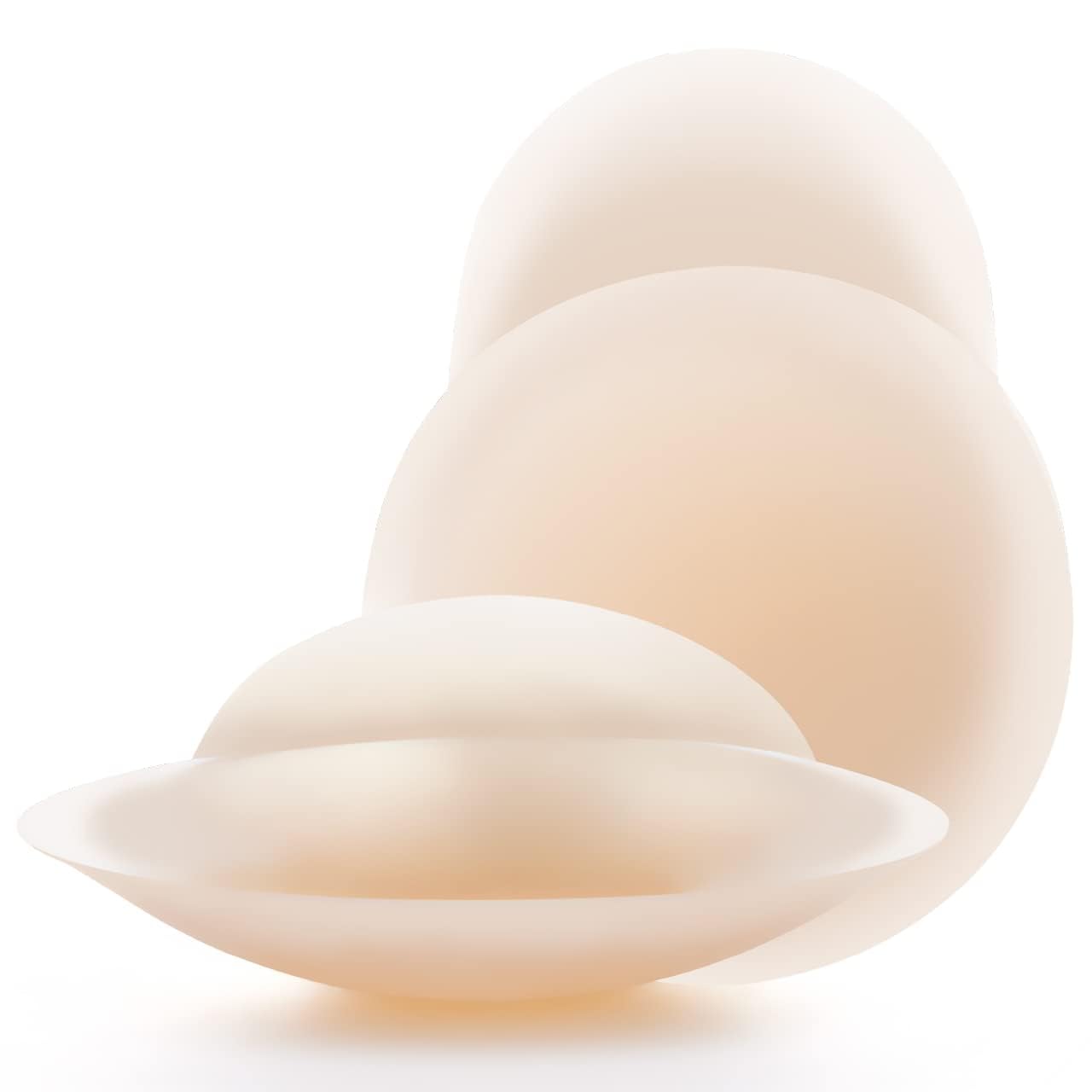 Nipple Cover - Sticky Adhesive Silicone Nipple Pasties - Reusable Pasty Nipple Covers for Women with Travel Box Secondary image