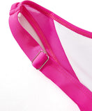 Ocevara - Women Sexy Mesh Tummy Control Swimsuit Push Up High Waisted Bathing Suit