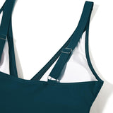 Ocevara - Women Sexy Mesh Tummy Control Swimsuit Push Up High Waisted Bathing Suit