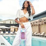 IP68 Waterproof Dry Bag 2L - Roll Top Backpack w/Phone Case/Pouch Boating & Kayak Accessories Essentials for Camping Swimming Beach Fishing Rafting Travel Soap Bubble