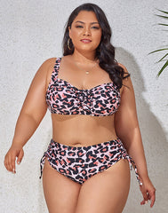 Ocevara Colorful Print Plus Size Bikini - image 4