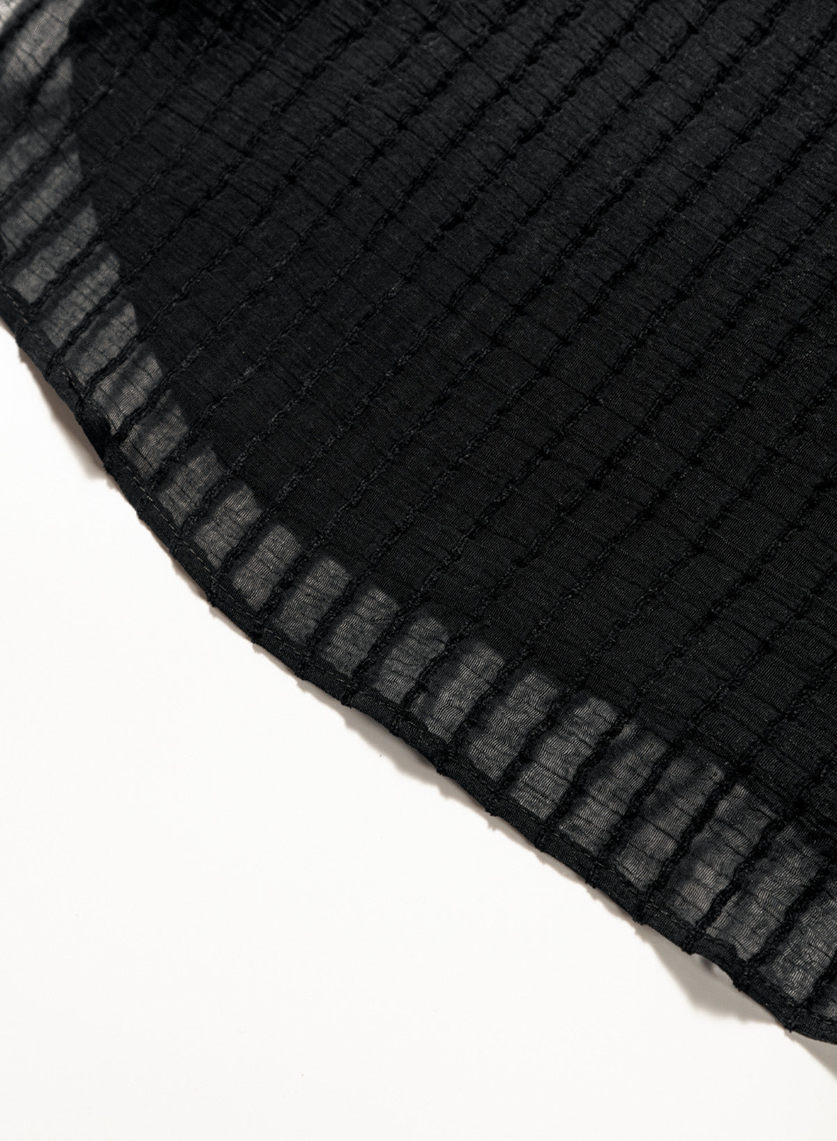 Ocevara Ocevara - Black Solid Color Tie Sun-proof Belt Sexy V Neck Cover Up - image 9