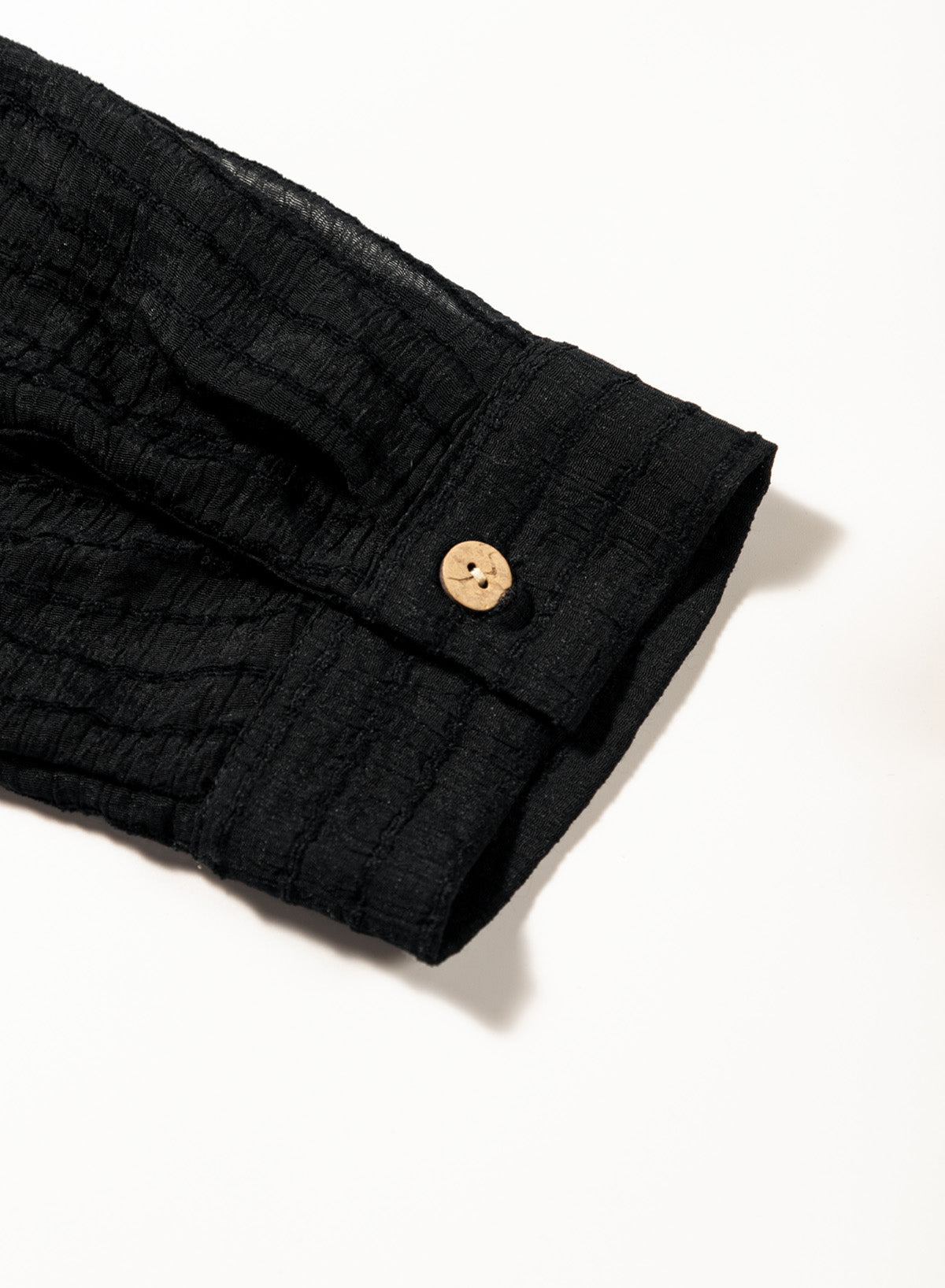 Ocevara - Black Solid Color Tie Sun-proof Belt Sexy V Neck Cover Up