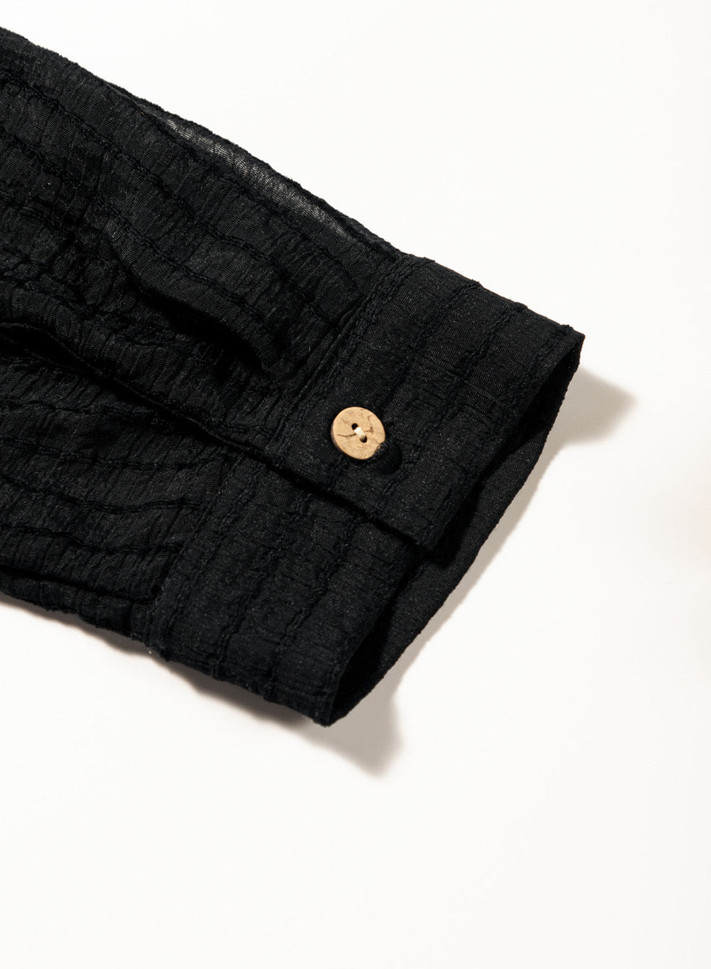 Ocevara Ocevara - Black Solid Color Tie Sun-proof Belt Sexy V Neck Cover Up - image 8