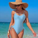 Ocevara - Women's Summer One Piece Swimsuits Sleeveless Tummy Control Bathing Suit 2025 Summer Swimwear