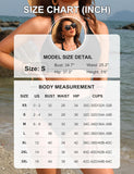 Ocevara - Womens High Waisted Bikini Sets Drawstring Tummy Control Swimsuits Crisscross Tie Back Bathing Suit