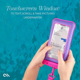 IP68 Waterproof Phone Pouch - Floating Waterproof Phone Case w/Crossbody Lanyard - Cruise Ship Travel Essentials - Compatible w/All Devices - Touchscreen Friendly