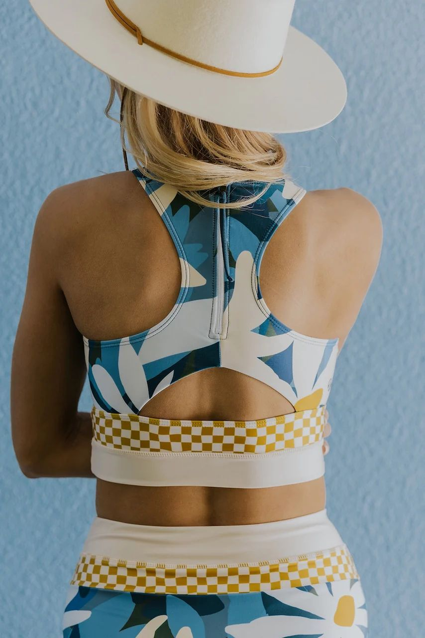 Floral Racerback Flattering Bikini Set Secondary image