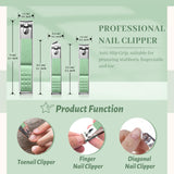 Manicure Pedicure Set, 12 Pcs Nail Care Kit for Women, Mens Nail Grooming Kit, Manicure & Pedicure Tools & Accessories, Pink Nail Kit Manicure Set Luxury Leather Case for Home Salon Use